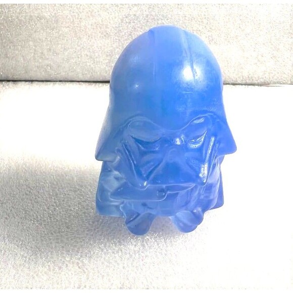 Blue Opalite Darth Vader Carving - Picture 1 of 7